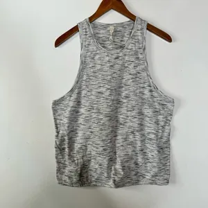 Lululemon Squad Goals‎ Tank Tiger Space Dye Black White Size 10 thumbnail 3