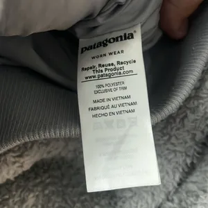 Patagonia Los Gatos Bomber Jacket Women‎ Small Gray Pockets Zip Pockets 🦋 thumbnail 7