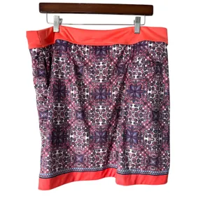 Soho Apparel RG Apparel Skort Coral Print Stretch Athletic Golf Casual XL‎ thumbnail 2