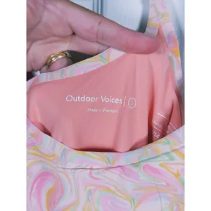 Outdoor Voices Exercise Dress Size Small Pink Marbled Swirl Tennis Pickleball thumbnail 4