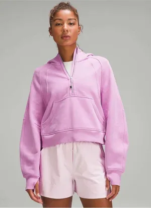 Lululemon Dahlia Mauve scuba hoodie Size XS Small thumbnail 1