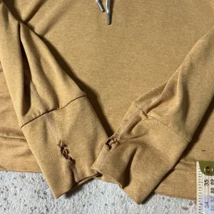 Vuori Activewear Performance Hoodie Women L Yellow Athleisure Hooded FLAW thumbnail 4