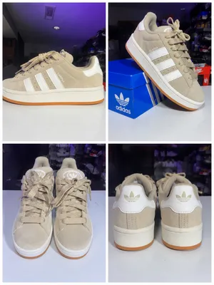 Adidas Campus 00s 🤎🤍 Beige/tan suede Adidas Campus sneakers with white stripes and gum sole. Super cute neutral colorway that goes with everything! • Size 2 • Pre-owned, excellent condition • Beige/tan suede • White Adidas stripes • Gum sole • Comes with Adidas box • Please see photos for condition/details 💰 $55 OBO #AdidasCampus #AdidasCampus00s #AdidasSneakers #AdidasOriginals #Sneakers thumbnail 2