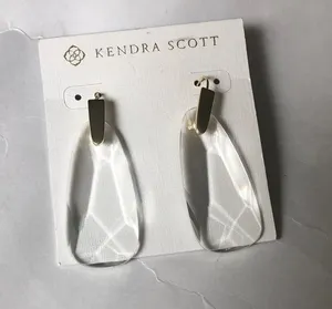 Kendra Scott Maize Clear Crystal Earrings thumbnail 1
