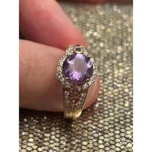 925 sterling silver gold tone ring band size 8 g24 4.34g thumbnail 3