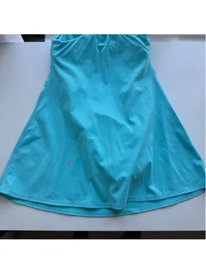 Halara Turquoise Blue 2-in-1 Active Tennis Dress Built-In Shorts Size M thumbnail 4