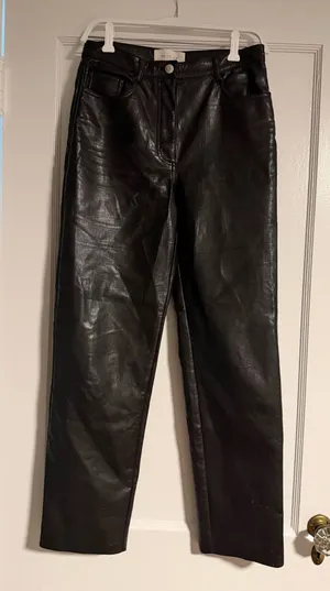The Melina Aritzia Vegan Leather Pants thumbnail 1