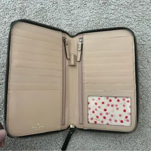 Kate Spade New York Black Leather Continental Wallet thumbnail 2