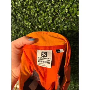 Salomon Coral Orange Performance Shorts Sz Small thumbnail 3