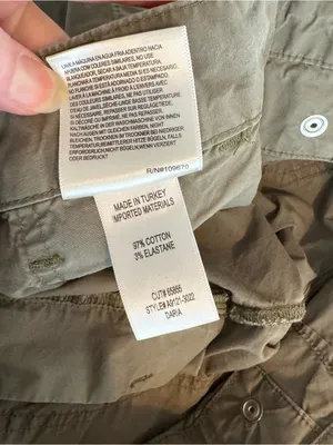 Agolde‎ Daria Pants Womens 25 Green Utility Cargo High Rise Wide Leg Cropped thumbnail 4