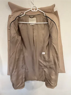 Banana Republic Italian Wool Camel Car Coat XS Quiet Luxury thumbnail 3