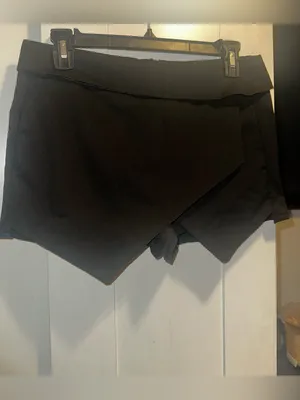 Zara Origami Skort -Black thumbnail 2