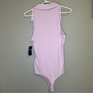 NEW Abercrombie & Fitch lavender soft ribbed bodysuit women’s size large thumbnail 6