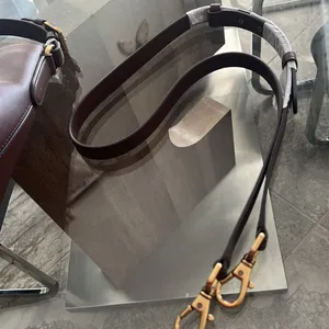Lauren Ralph Lauren Leather Medium Witley Bucket Bag in Dark Mahogany, NEW $395 thumbnail 14