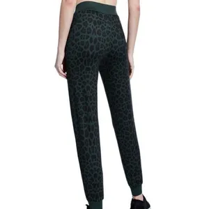 Ultracor Amina Leopard Print Joggers Green Cheetah Lounge Sweatpants Size‎ XS thumbnail 2