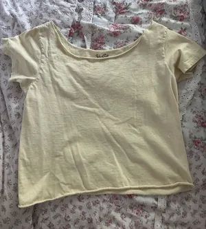 John Galt Yellow Off-The-Shoulder Top thumbnail 1