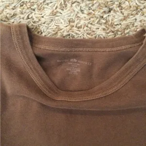 Brandy Melville brown baby tee thumbnail 2