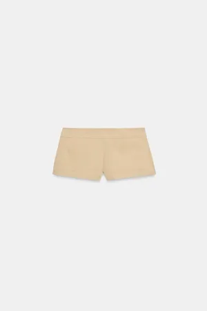 ZARA Tan Khaki Shorts thumbnail 2