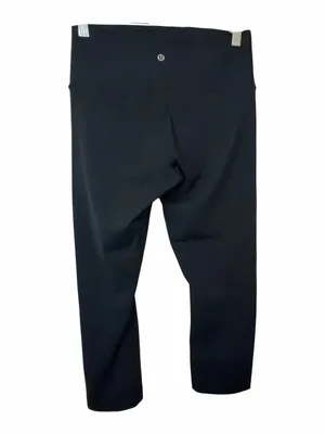 lululemon athletica Black High-Rise 3/4 Length Leggings size 8 thumbnail 2