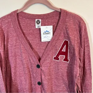 US Blanks Red Alabama A‎ Cardigan Medium NWT thumbnail 2