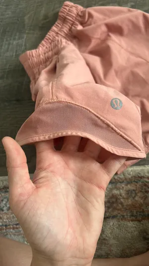Dusty Pink Lululemon Shorts Hotty Hot 2” tall thumbnail 8