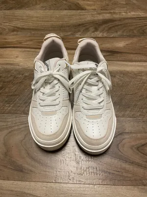 Le Tigre 1977 Women’s TW MIDTOWNLO Casual Sneaker White Beige Metallic Bronze 8M thumbnail 4