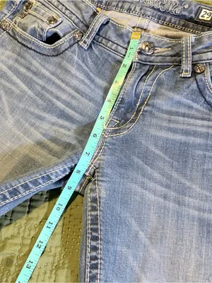 Miss Me Skinny Jeans Size 29 Medium Wash Embroidered Pockets JP6103S thumbnail 10