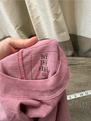We The Free Free People pink Heather Women's Tunic Long Sleeve Shirt size small thumbnail 3