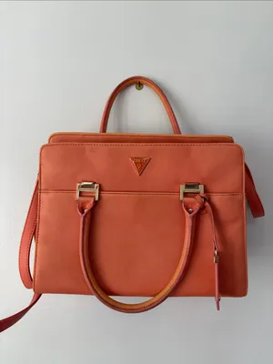 Guess Coral Destiny Shoulder Strap Handbag Faux Leather Minimalist Travel Preppy thumbnail 3