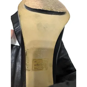Reiss Women's Black Pull On Knee High Round Toe Leather Boots Size 39 EUR‎ thumbnail 6