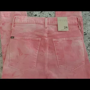 New Alice + Olivia high rise ankle skinny‎ crystal cloud pink jeans 24 thumbnail 5