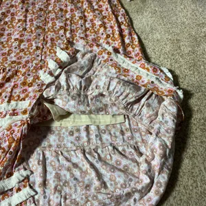 Piper & Scoot Exclusive Cottagecore‎ Floral Smocked Dress Fringe XL PSD3518C thumbnail 4