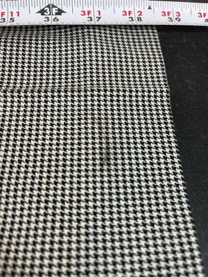 Lauren Ralph Lauren Black White Houndstooth Pants Size 12 Office Academia READ thumbnail 4