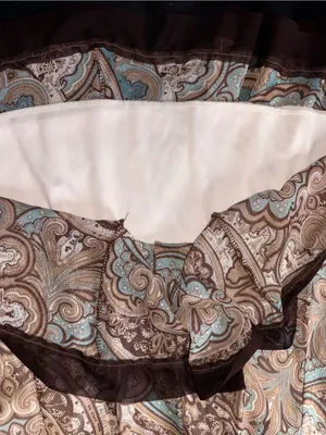 Vintage Dress Barn Paisley A Line Skirt thumbnail 3