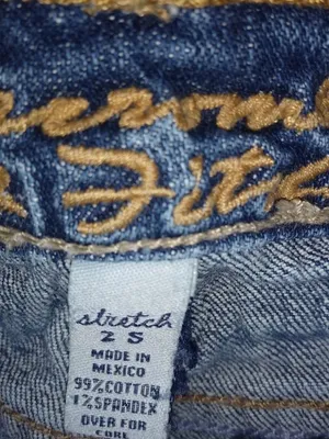 Abercrombie Fitch 28x30 2S Stretch Dark Wash Jeans Short thumbnail 7