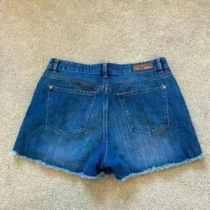 Mng by mango super high waisted jean shorts thumbnail 2