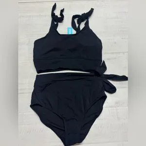 Yonique High Waisted Tummy Control Bikini Modest Bathing Suit 2PC swimsuit thumbnail 12