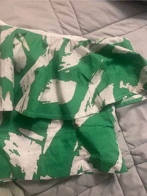 Flying Tomato green and White Lightweight Blouse thumbnail 10