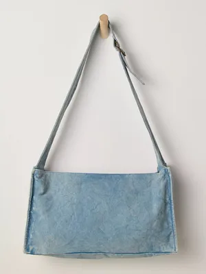 NWT Free People Camp Crush Sling Bag ~ Blue~SOLD OUT!! thumbnail 4