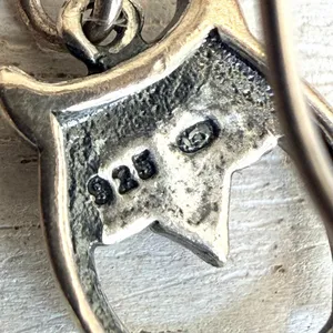 Sterling Silver Owl Dangle Earrings thumbnail 4