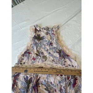 FREE PEOPLE SHE MOVES CHEMISE HIGH NECK‎ SLEEVELESS MINI Size S Pink thumbnail 7