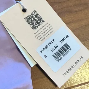 🦄 NWT TIGER MIST Floss Crop‎ Top Lilac Purple size Small thumbnail 4