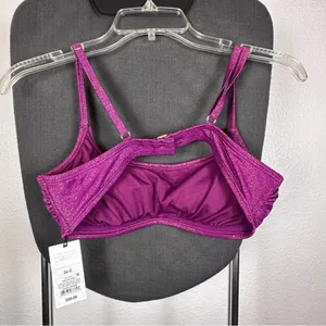 Shade & Shore Women's Sparkling Magenta Bikini top‎ thumbnail 2