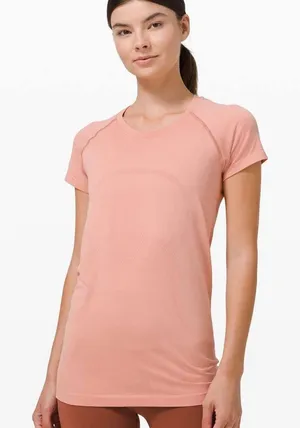 Lululemon Swiftly Tech Short Sleeve 2.0 Size 6 - Pink Pastel / Pink Pastel thumbnail 1