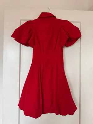 Olivaceous bubble dress thumbnail 3