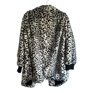 Jack by BB Dakota Top Cat Faux Fur Animal Leopard Coat thumbnail 5