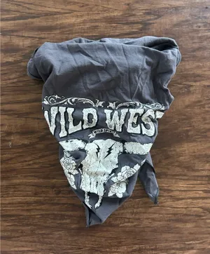 Wild West Tube Tie Top Gray thumbnail 1