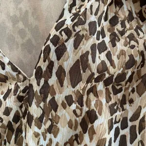 Zara Date Night Mini Dress Leopard Print Mob Wife XS thumbnail 8