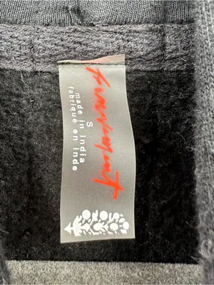 FP Movement Free People Snow‎ Flow Hoodie S Black Combo Cropped $128 thumbnail 6