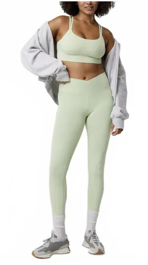 AE OFFLINE By Aerie Real Me High Waisted Crossover Legging American Eagle NWT M thumbnail 1